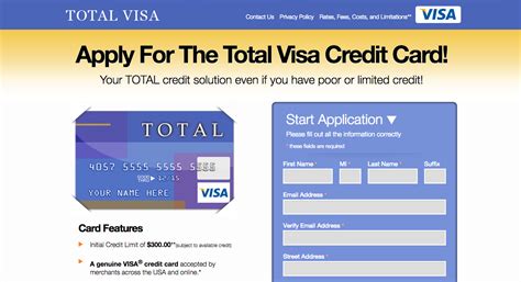 Apply For Total Card VISA.